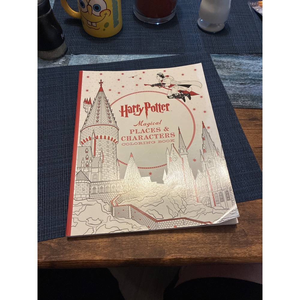 Harry Potter Magical Places & Characters Coloring Book Scholastic Paperback